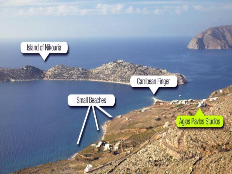 Agios Pavlos Studios Aegiali Esterno foto